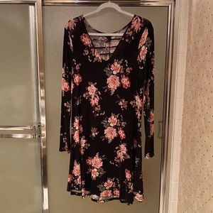 Black Floral Dress